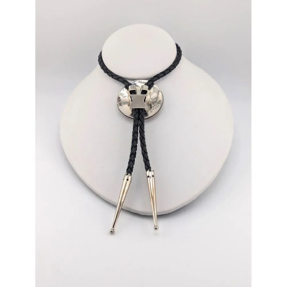 Bolo Tie‎ for Men, Sterling Silver, Horse Design Handmade***